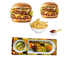 Melamine burger tray durable quality