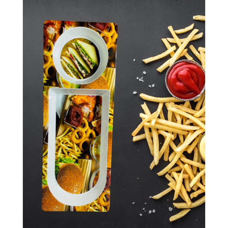 Melamine burger tray durable quality