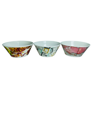 Melamine small size bowls Double glaze material